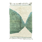 Bark - Custom Mrirt Rug – Graphic design in green wool