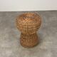 Tabouret rotin bouchon de champagne