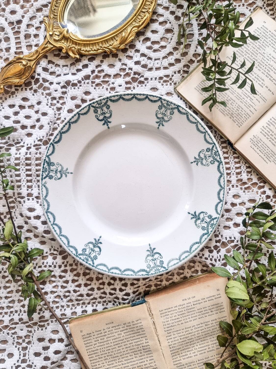 6 semi-deep ironstone plates