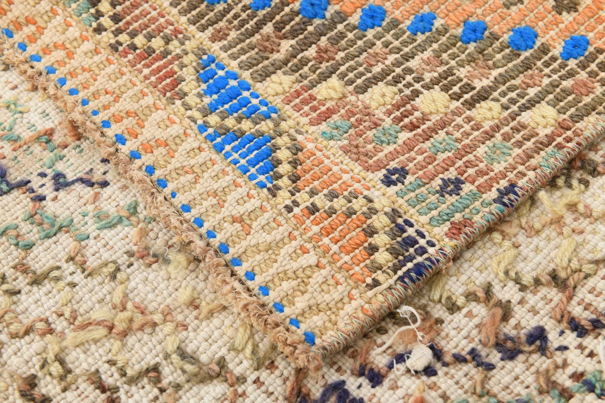 2x8 Scandinavian Kilim Runner Rug, 73x255Cm