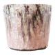 Purple ceramic pot cover
