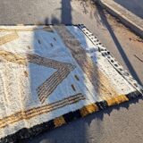 Tapis berbère tissé main a ouad zem en laine pure taille 1,5/2,5 m