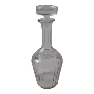 Late nineteenth century molded glass decanter