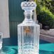 Whisky decanter and 5 crystal glasses