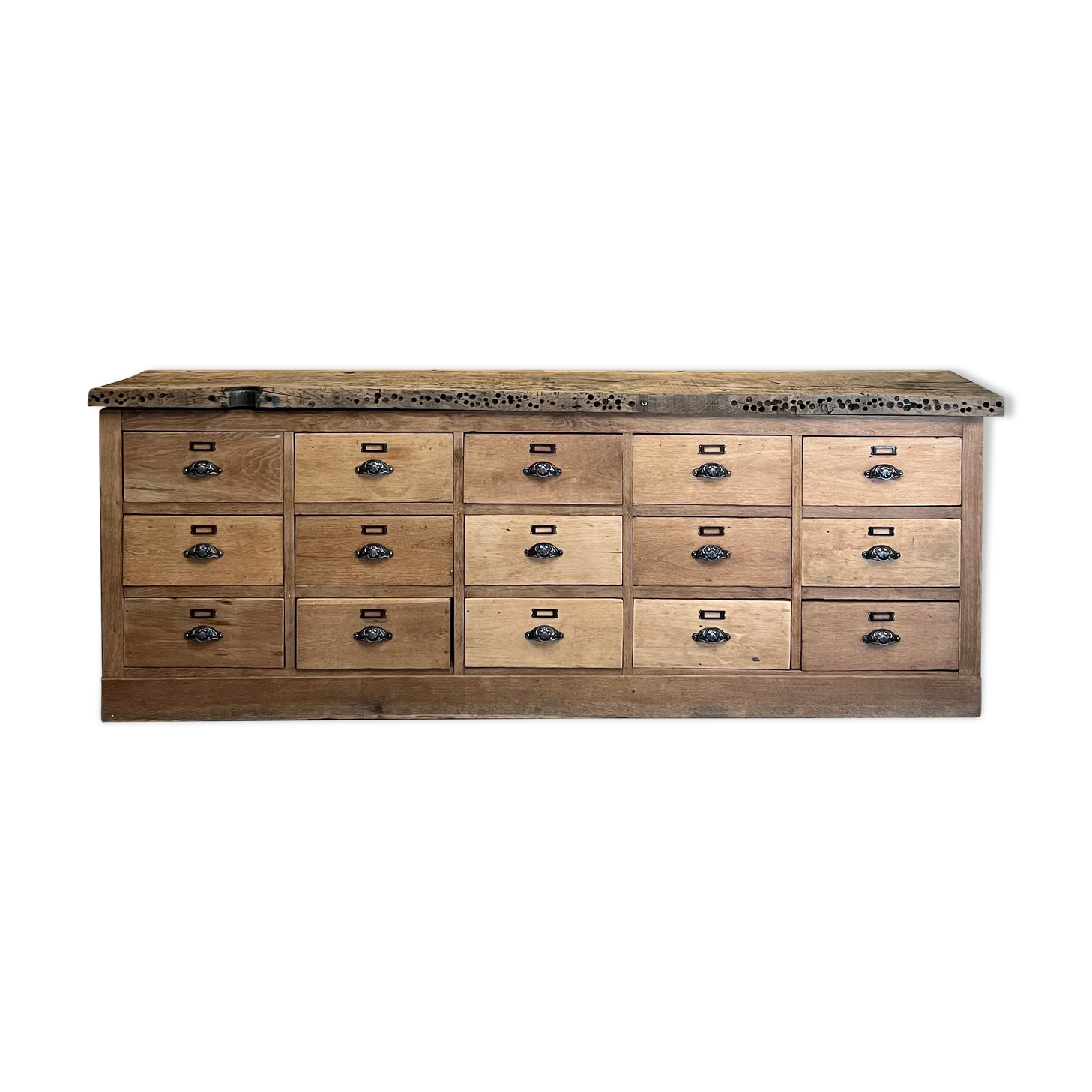 Workshop craft furniture with oak drawers early twentieth century