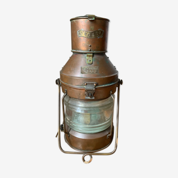 "Anchor" copper marine lamp