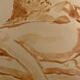 Signed painting monochrome watercolor female portrait "reclining study"