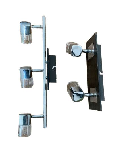 Spotlight island fixture set – wall light with 2 spots + bar with 3 spots
