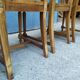 Set de 4 chaises style Louis XVI cuir