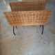 Wicker folding magazine door