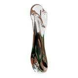 Vintage art glass vase by Max Verboeket for Kristalunie Maastricht, 1970s