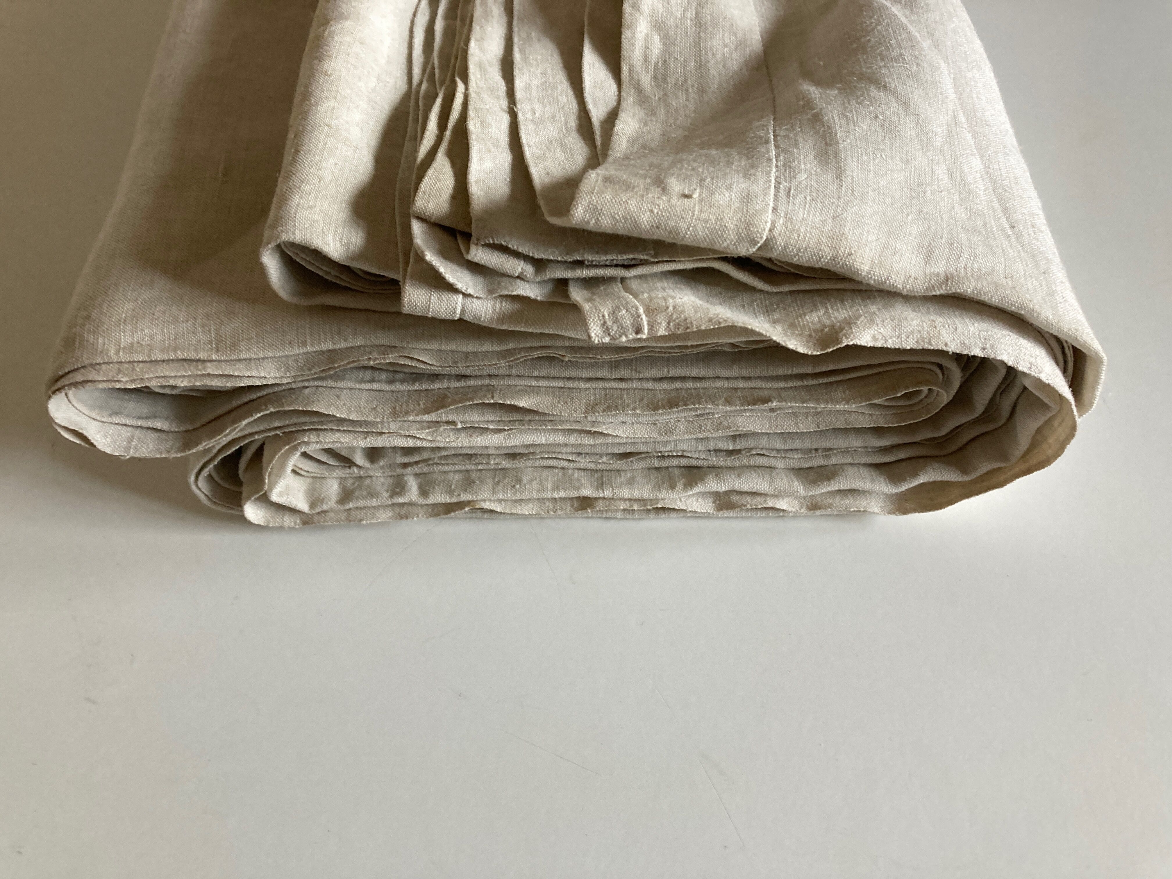 Country sheet 19th in fine linen canvas not sold reserve linen