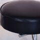 Bauhaus Stool in Chrome-Plated Steel and Leather, 1950s