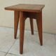 Tabouret bois vintage année 50 reconstruction design