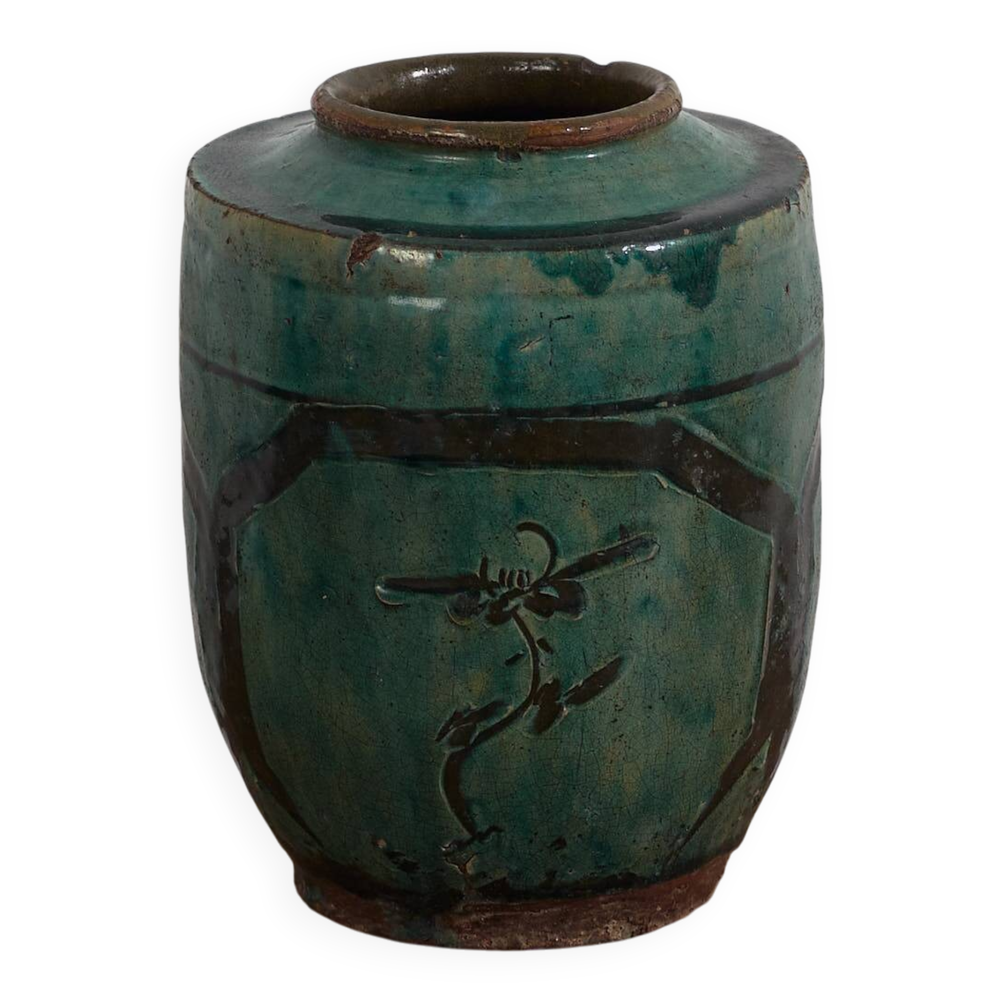 Antique enamelled vase (c.1820) #16
