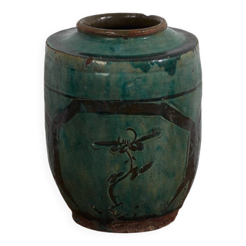 Vase émaillé ancien (c.1820) #16