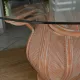 Bamboo rattan flower table Vivai Del Sud