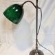 Lampe globe opaline verte