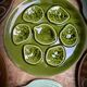 Green oyster plate