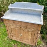 Meuble de toilette en marbre