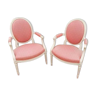 Pair of armchairs Louis XVI 19th era