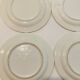 4 plates Quadrifoglio Italy speckled black and blue
