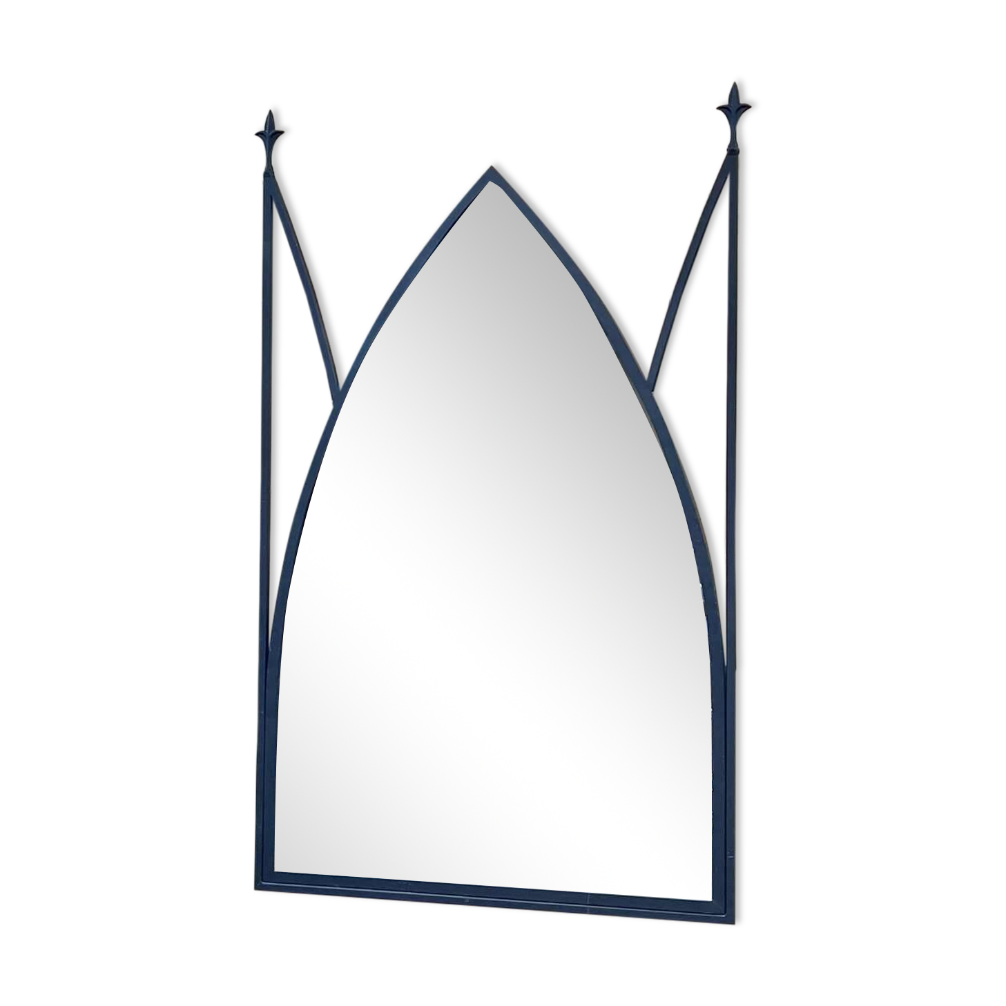 Gothic style mirror, modern metal work