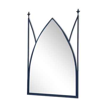Gothic style mirror, modern metal work