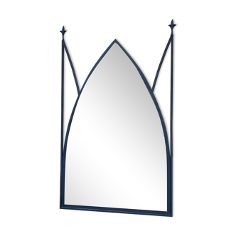 Gothic style mirror, modern metal work