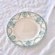 Assiettes plates XIXe Longwy terre de fer "Pierrefonds"
