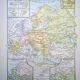 Printed in 1900, map of economic Europe.