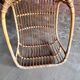 Vintage bamboo hanging chair