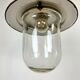 Green Enamel and Cast Iron Industrial Pendant Light, 1960s