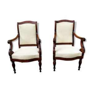 Paire de fauteuils en