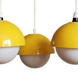 Vintage yellow pendant lamp 1970