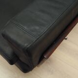 Office leather armchair, Danish design, 1970s, production: Denmark