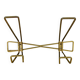 Wall coat rack with golden metal hook from the 1950s