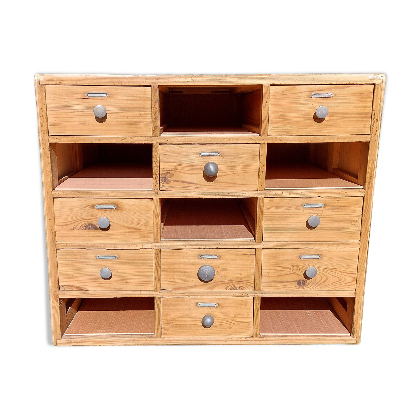 wooden workshop furniture, drawer unit