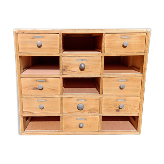 wooden workshop furniture, drawer unit