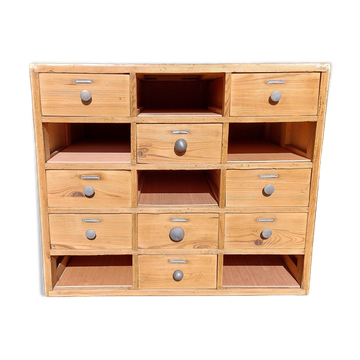 wooden workshop furniture, drawer unit