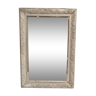 Miroir XIXème gris shabby 77 x 53 cm