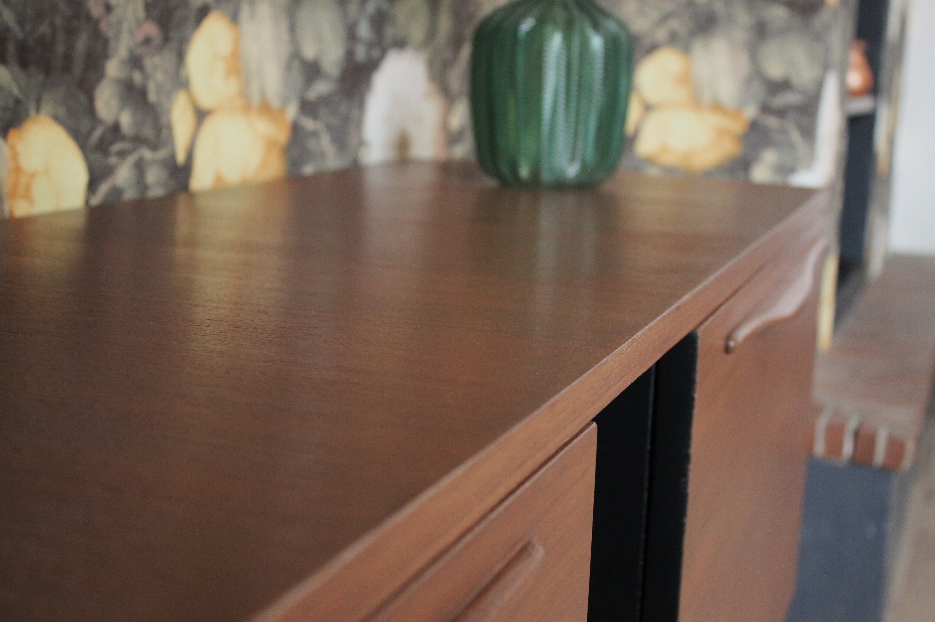 Teak sideboard, restored, 60/70