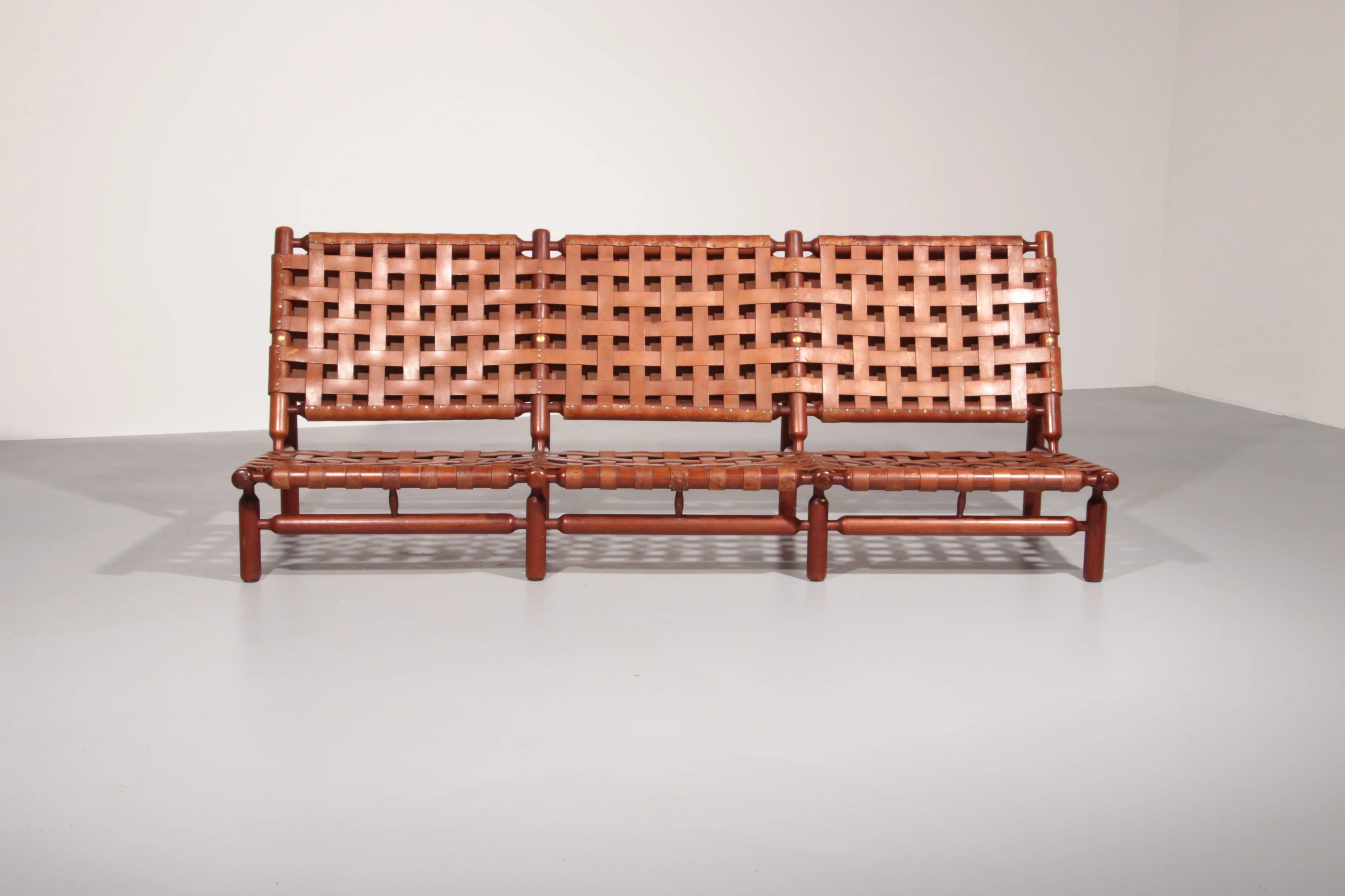 Three-seater sofa by Ilmari Tapiovaara for Paolo Arnaboldi, Italy 1957