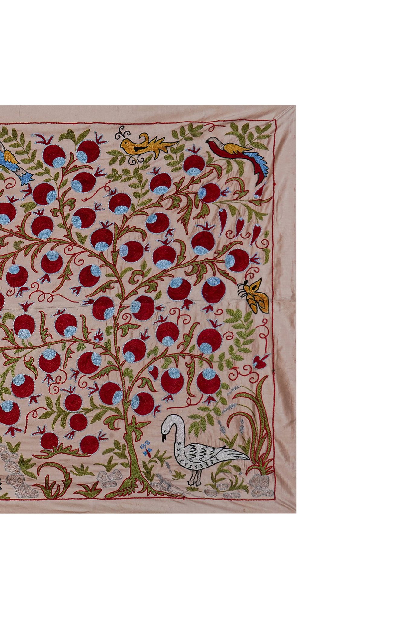 Tapis turc vintage noué à la main