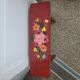 Bench with flowery decorations
