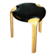 VINTAGE BIRCH AND LEATHER STOOL BY ALVAR AALTO FOR ARTEK