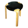 VINTAGE BIRCH AND LEATHER STOOL BY ALVAR AALTO FOR ARTEK