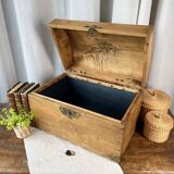Restored wooden chest