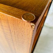 Vintage teak wall unit, circa 1960's