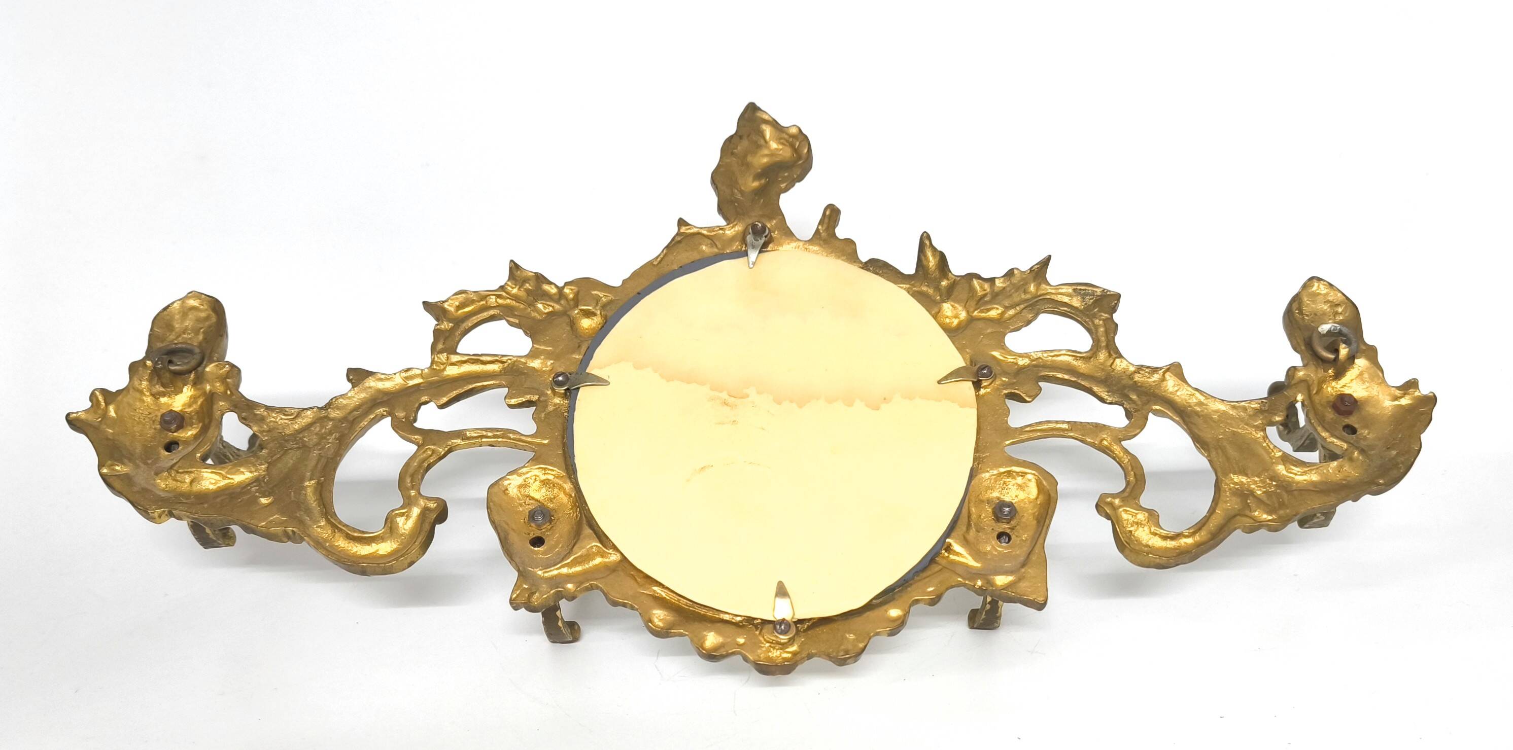 Bronze pole with mirror Imperio style years 40